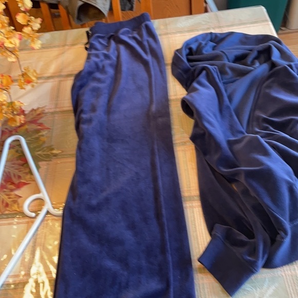 Velour Hoodie And Pants Tracksuit 